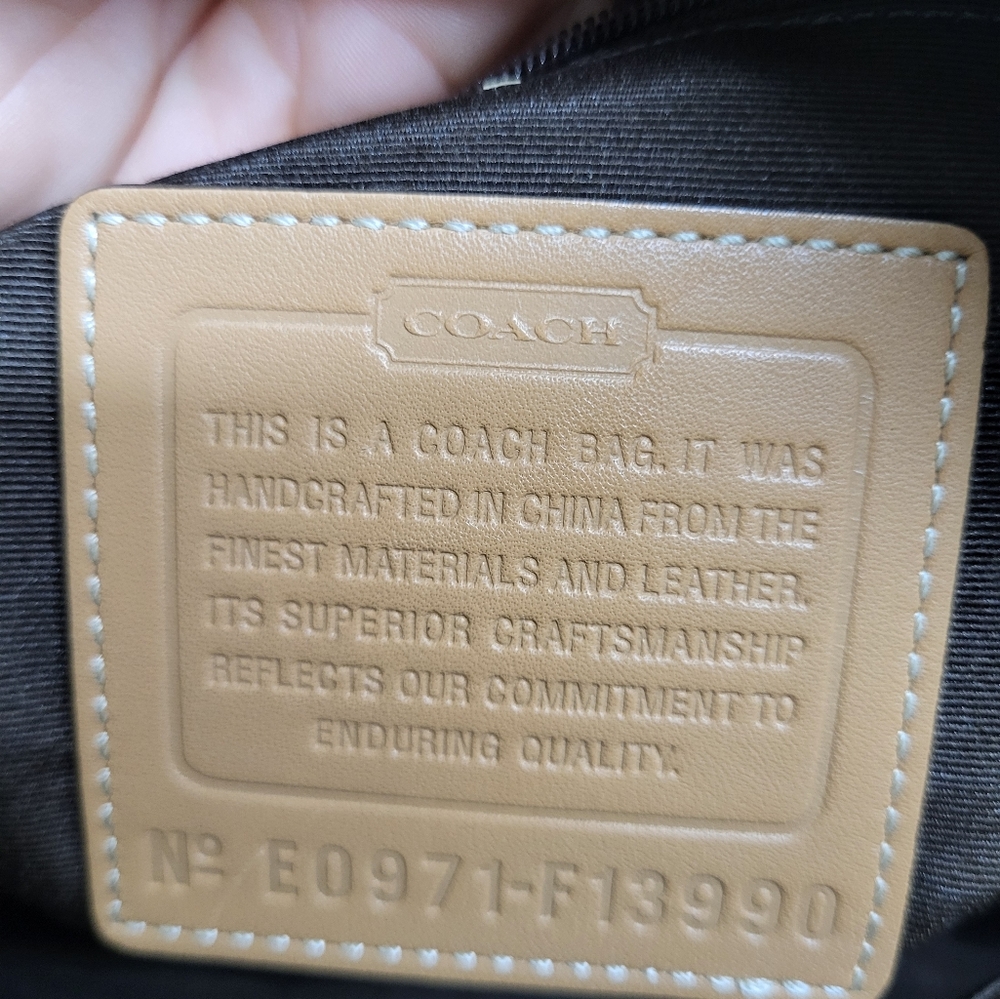 Coach Tattersall Tweed Shoulder Bag - Picture 9 of 9